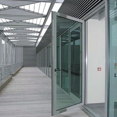 Commercial hinged doors