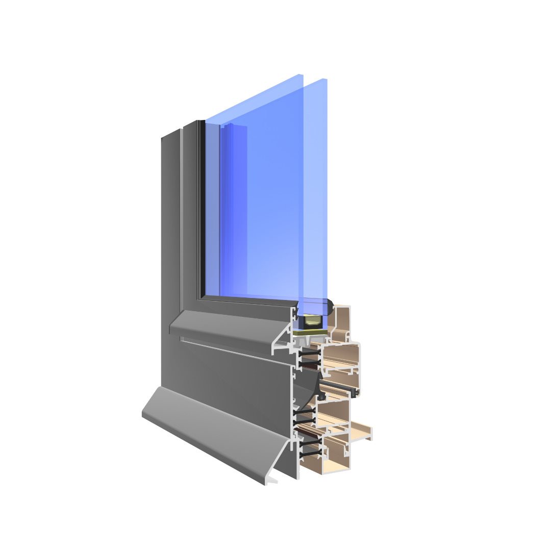 profile of Visoline Commercial aluminium window