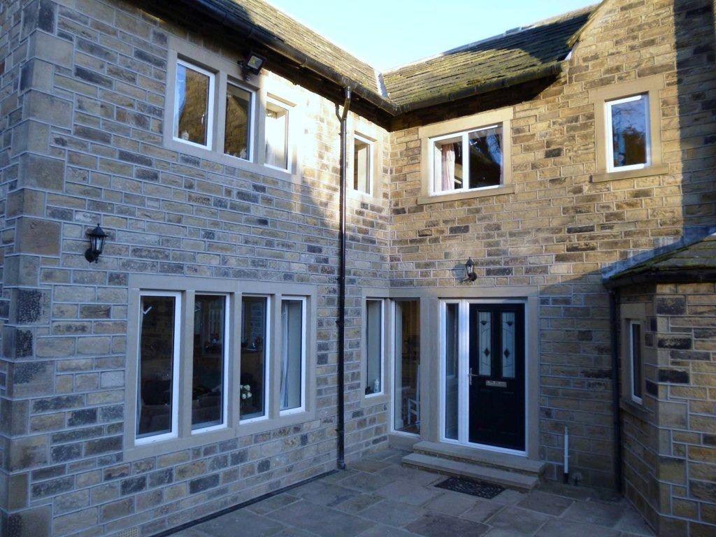 The Heritage Alitherm aluminium windows installed in house extension in Huddersfield