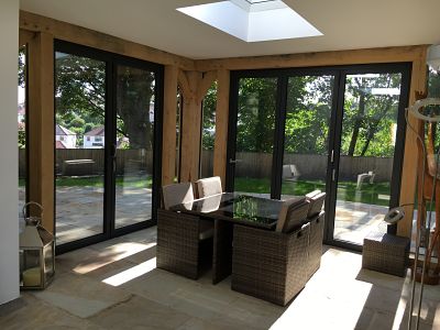 bi-fold doors - click for more pictures