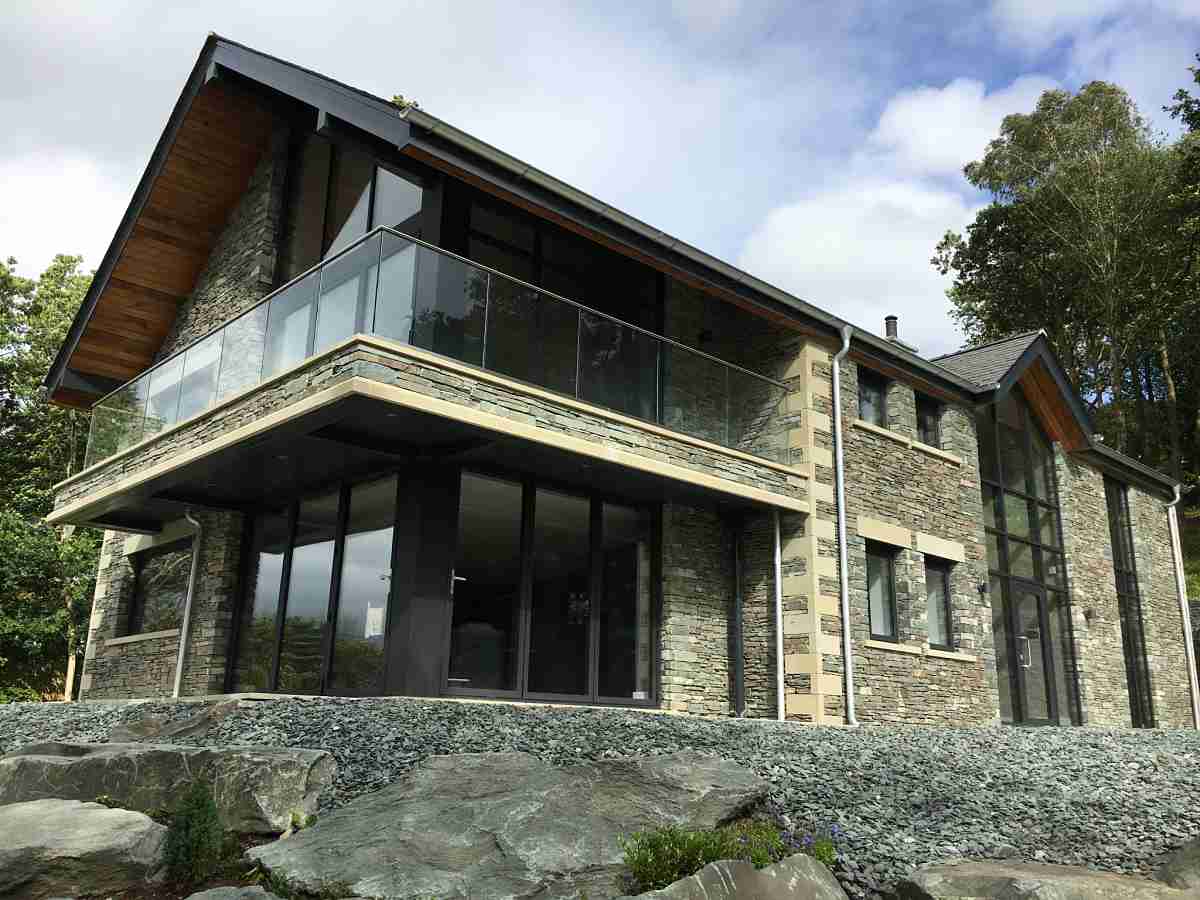 Bi-fold doors installation part of the stunning renovation at Windermere in the Lake District