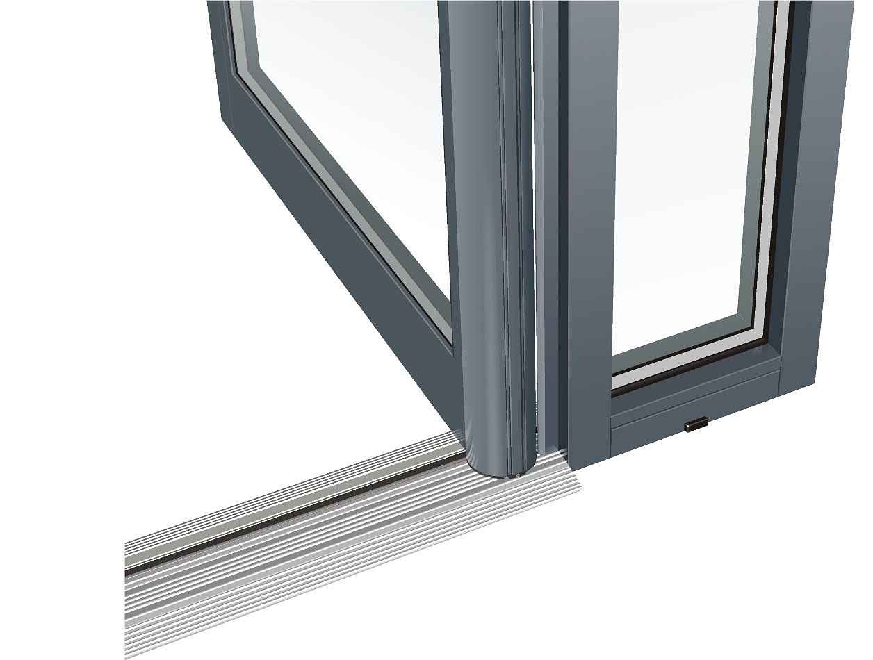 profile of Smart Wall Commercial aluminium door panel