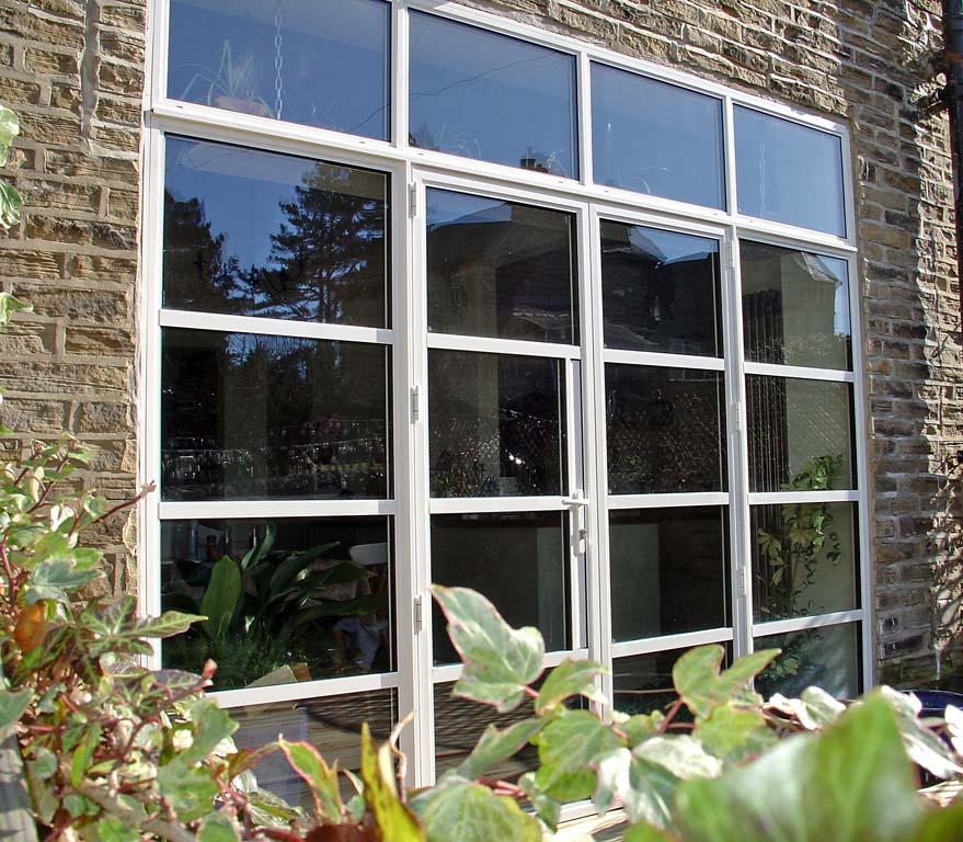 The Heritage Alitherm steel French Door replacement in Ilkley