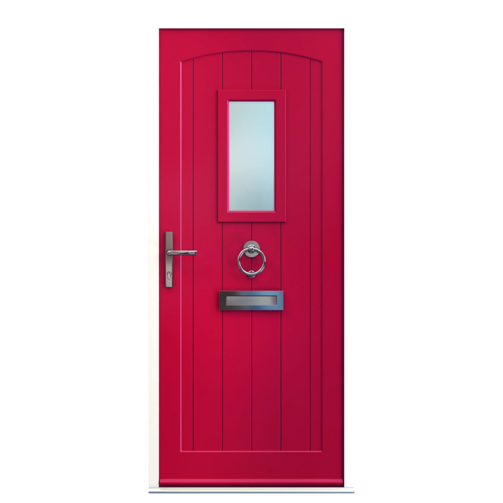 Broadfield Ruby Red Smart Signature door