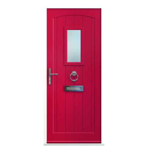 Broadfield Ruby Red Smart Signature door