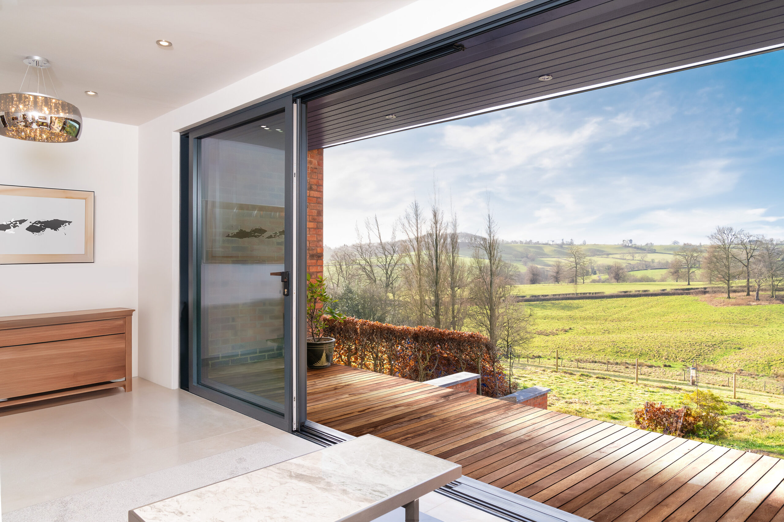 sheerline sliding doors anthracite