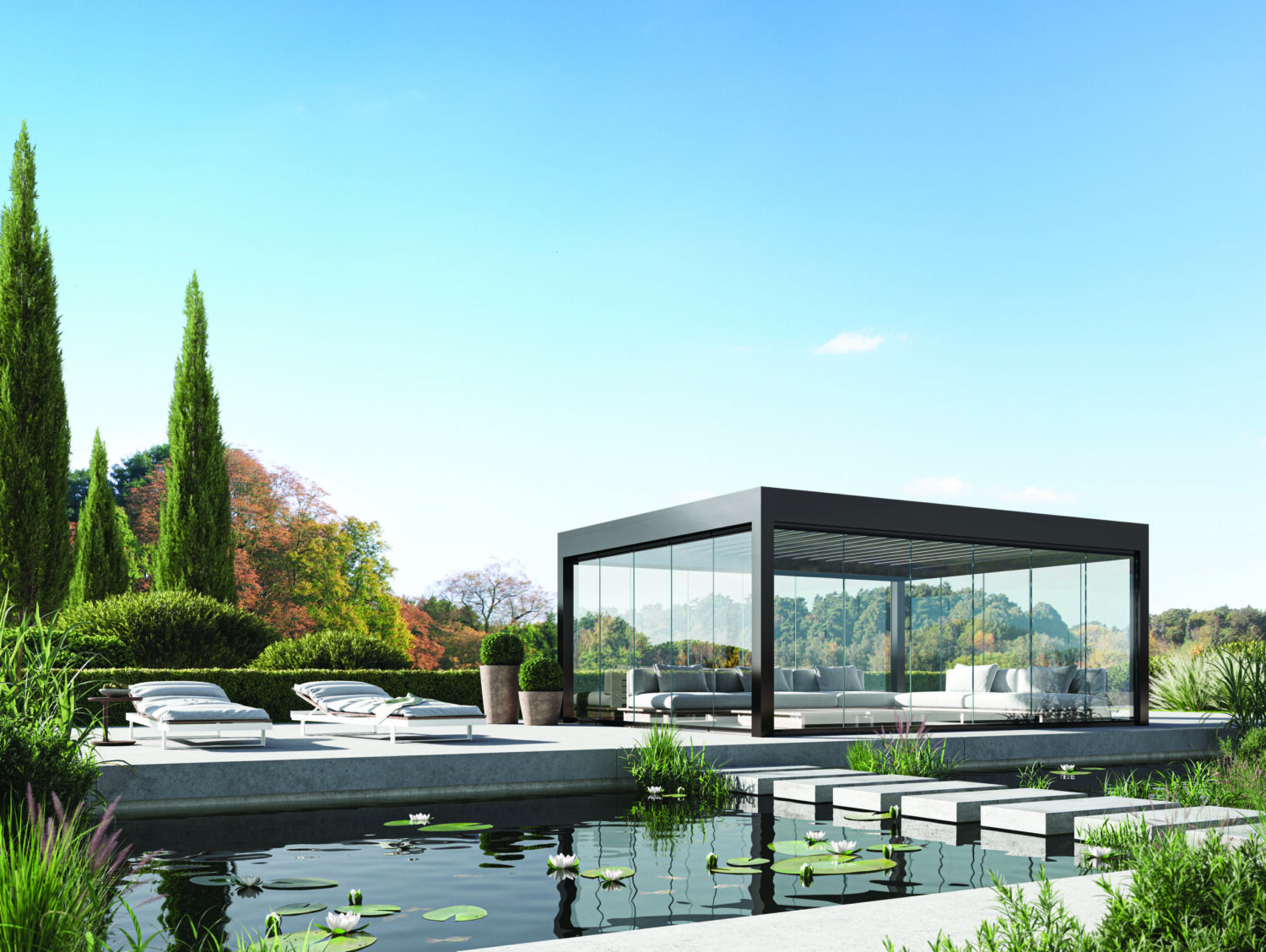 Sol umbra pergola